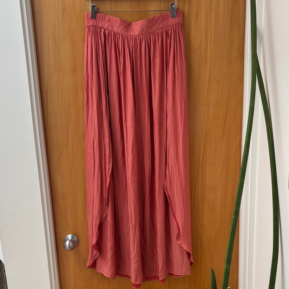 Mango Coral Maxi Skirt